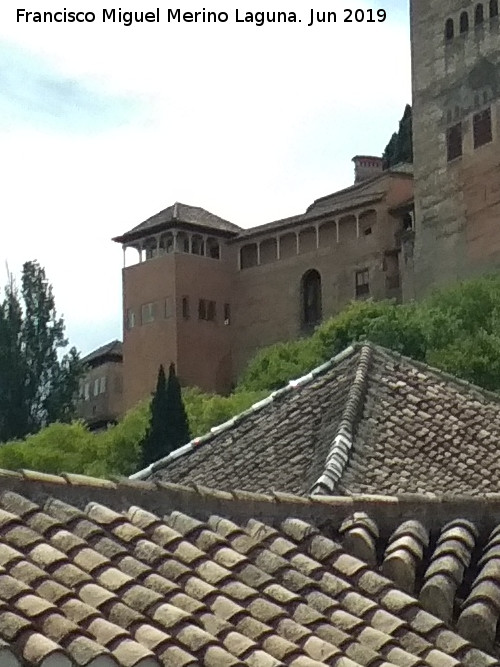 Alhambra. Torre del Peinador de la Reina - Alhambra. Torre del Peinador de la Reina. Desde la Casa de Castril
