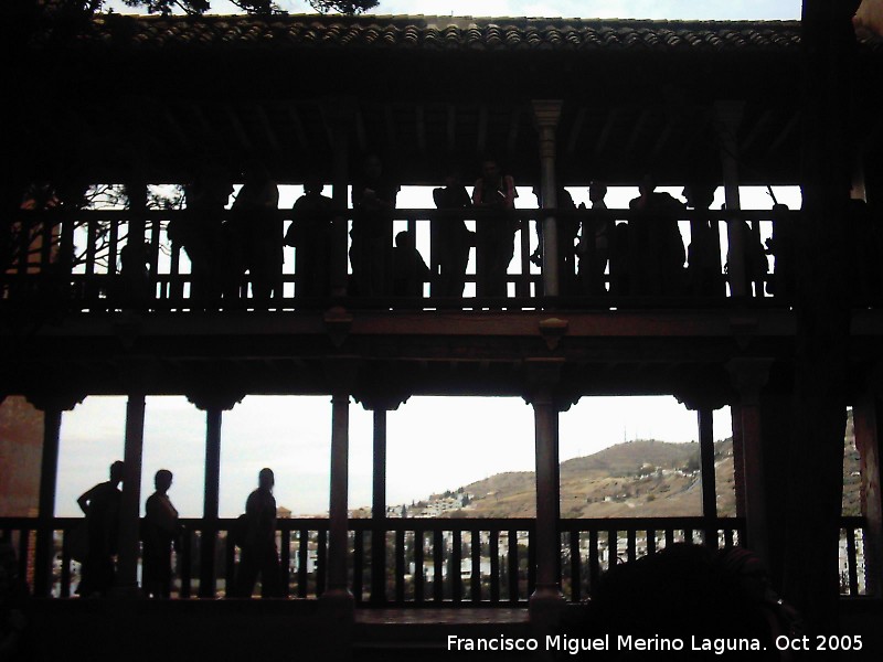 Alhambra. Patio de la Reja - Alhambra. Patio de la Reja. Galeras