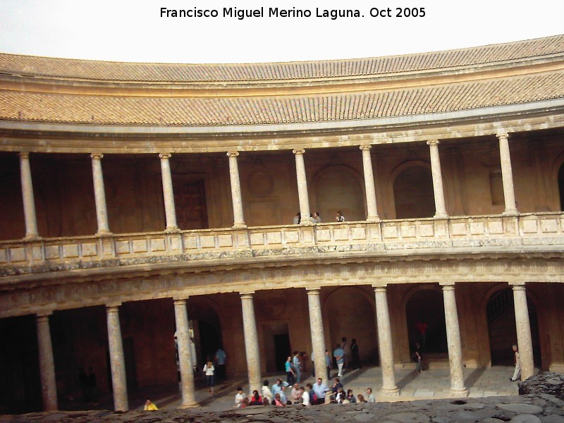 Alhambra. Palacio de Carlos V - Alhambra. Palacio de Carlos V. Tejados