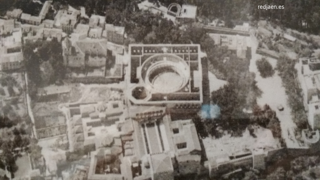 Alhambra. Palacio de Carlos V - Alhambra. Palacio de Carlos V. Foto antigua