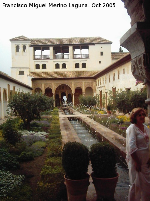 Generalife. Patio de la Acequia - Generalife. Patio de la Acequia. 