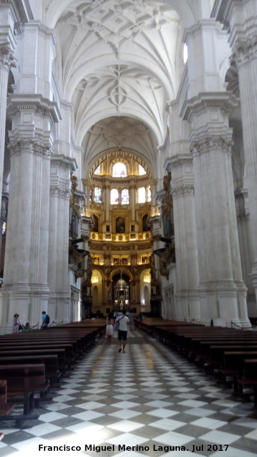 Catedral de Granada - Catedral de Granada. Nave Central