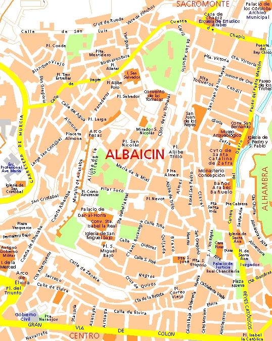 Albaicn - Albaicn. Plano