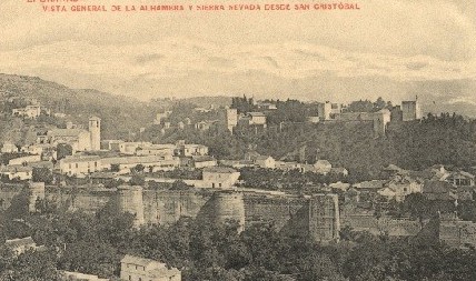 Murallas de Granada - Murallas de Granada. Foto antigua