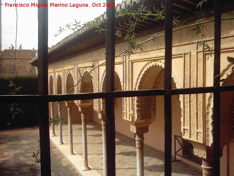 Alhambra. Patio de Machuca - Alhambra. Patio de Machuca. Desde el Nexuar