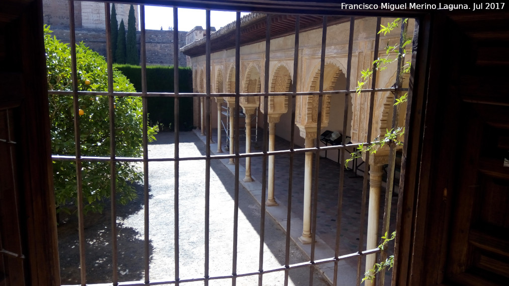 Alhambra. Patio de Machuca - Alhambra. Patio de Machuca. Desde el Nexuar