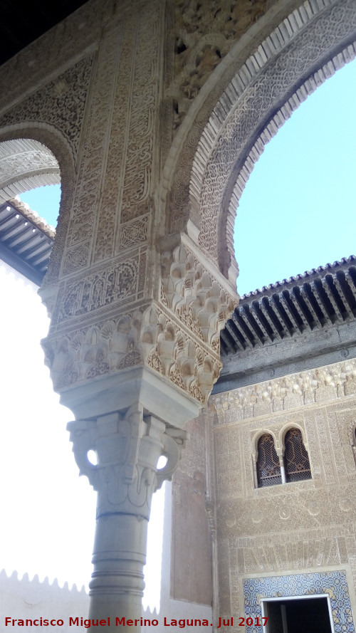 Alhambra. Cuarto Dorado - Alhambra. Cuarto Dorado. Capitel de la galera