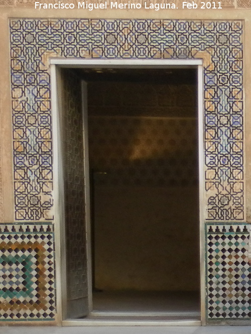 Alhambra. Fachada de Comares - Alhambra. Fachada de Comares. Puerta