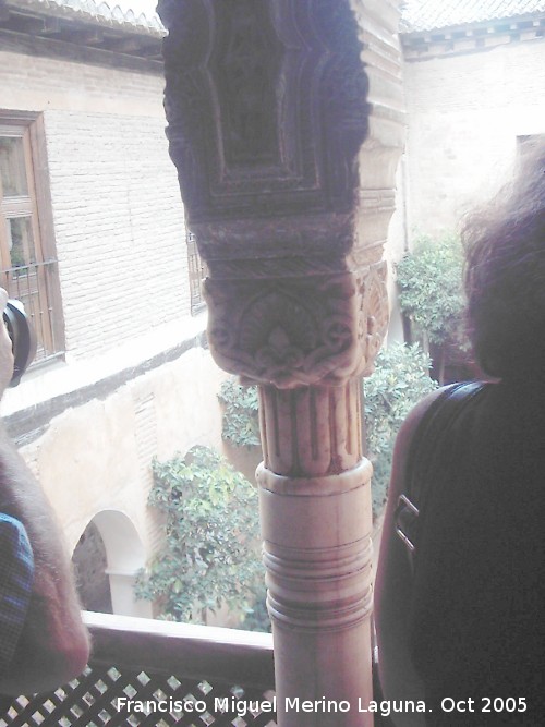 Alhambra. Mirador de Lindaraja - Alhambra. Mirador de Lindaraja. Capitel