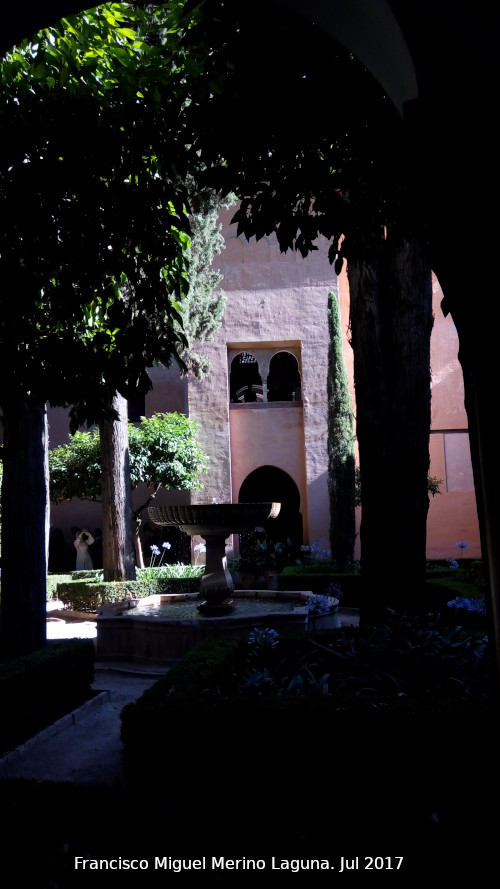 Alhambra. Patio de Lindaraja - Alhambra. Patio de Lindaraja. 