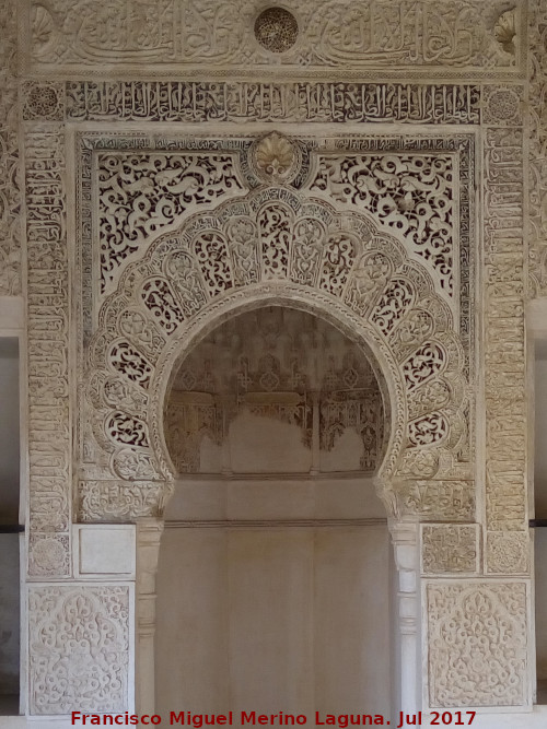 Alhambra. Oratorio del Partal - Alhambra. Oratorio del Partal. Mihrab