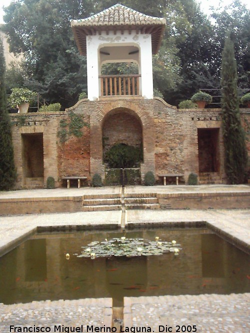 Alhambra. Jardines del Partal - Alhambra. Jardines del Partal. Pabelln