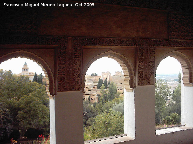 Generalife. Palacio del Generalife - Generalife. Palacio del Generalife. Mirador Oeste