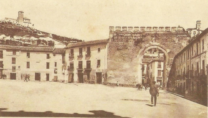 Puerta de Elvira - Puerta de Elvira. Foto antigua
