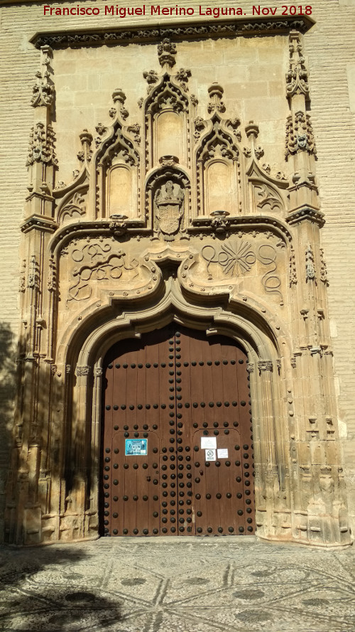 Monasterio de Santa Isabel la Real - Monasterio de Santa Isabel la Real. Portada