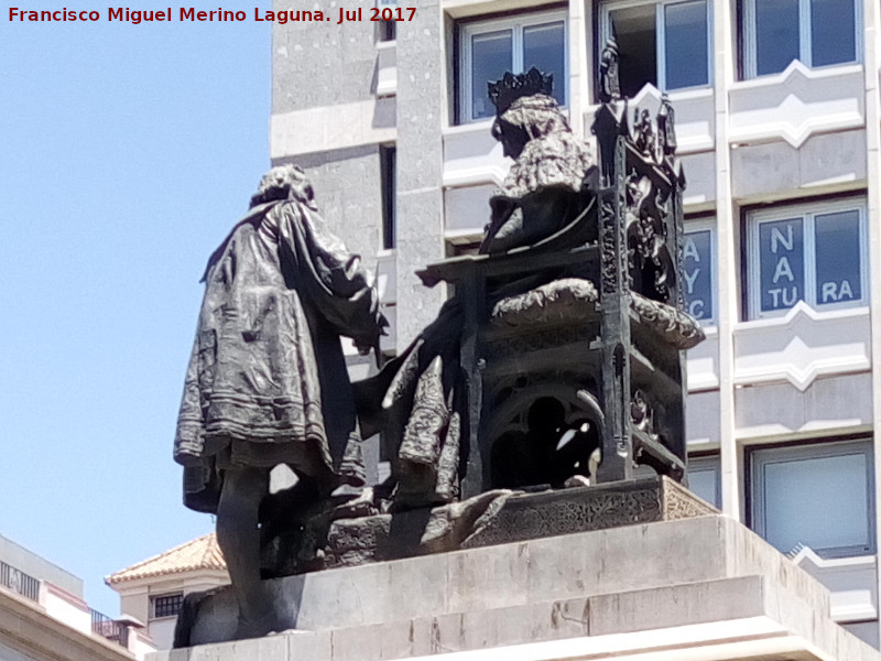 Monumento a Isabel la Catlica y Cristbal Coln - Monumento a Isabel la Catlica y Cristbal Coln. Escultura