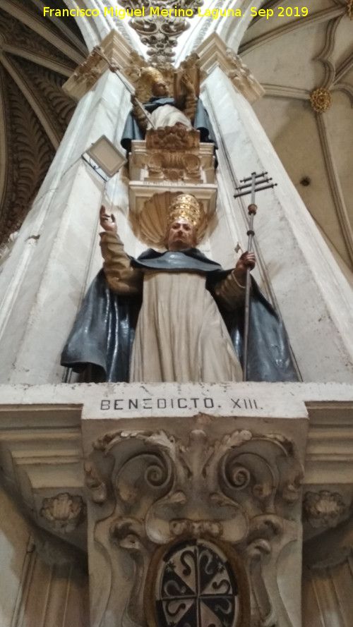 Iglesia de Santo Domingo - Iglesia de Santo Domingo. Benedicto XIII