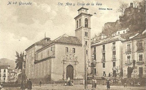 Iglesia de San Gil y Santa Ana - Iglesia de San Gil y Santa Ana. Foto antigua
