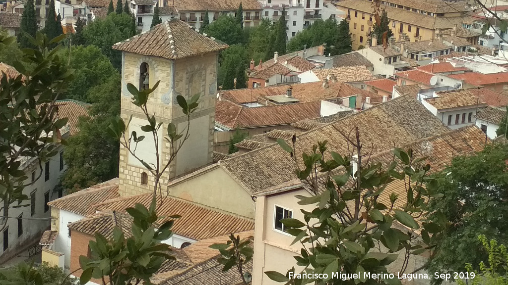 Iglesia de San Cecilio - Iglesia de San Cecilio. Desde la Antequeruela