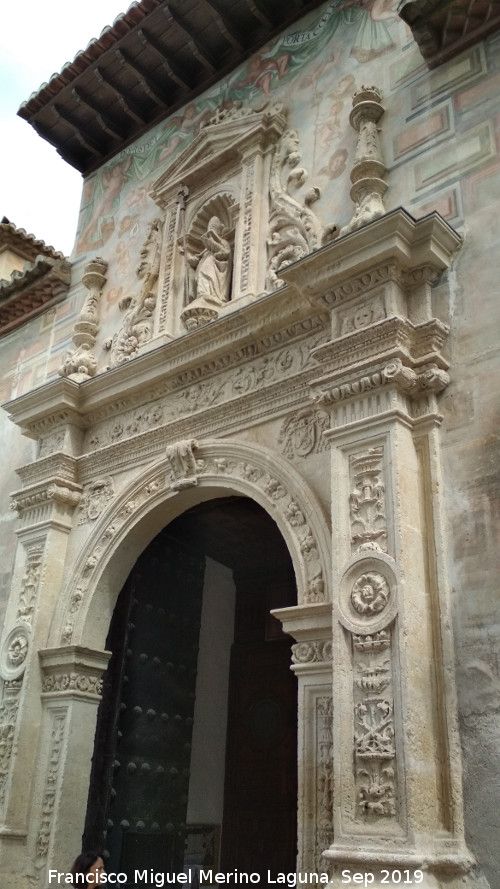 Iglesia de San Cecilio - Iglesia de San Cecilio. Portada