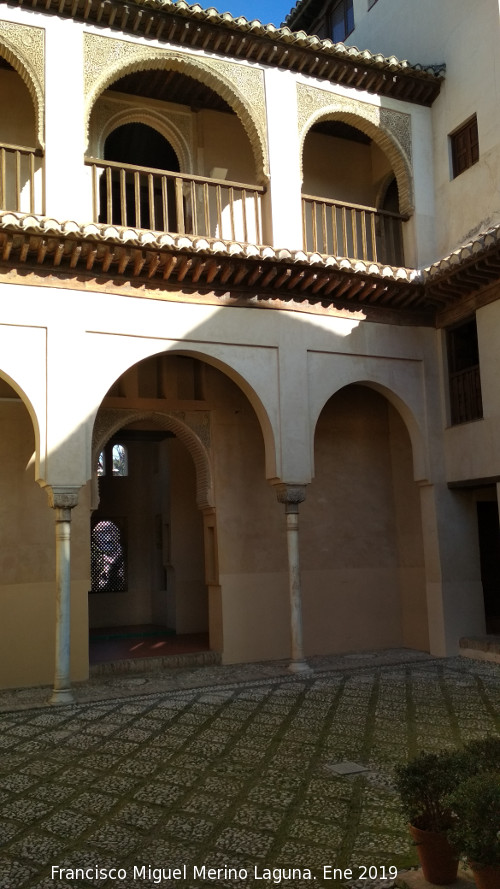 Palacio de Dar Al-Horra - Palacio de Dar Al-Horra. Patio central