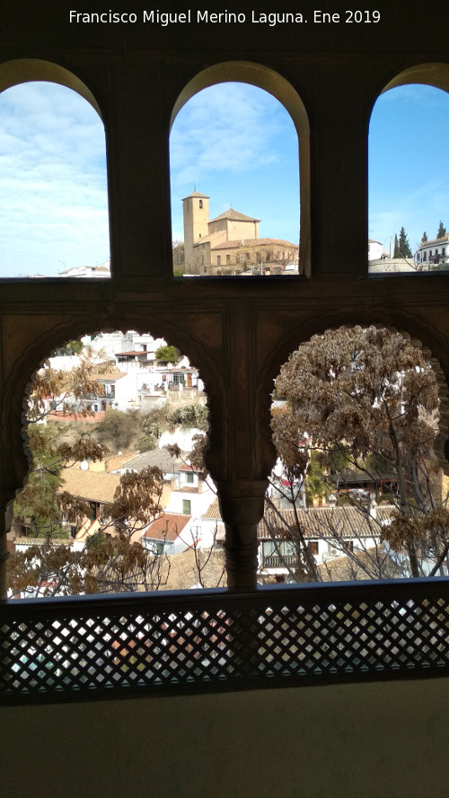 Palacio de Dar Al-Horra - Palacio de Dar Al-Horra. Vistas hacia San Cristbal