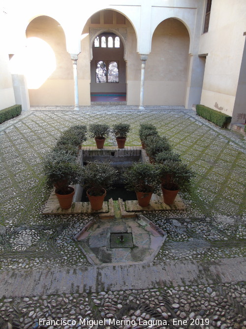 Palacio de Dar Al-Horra - Palacio de Dar Al-Horra. Patio principal