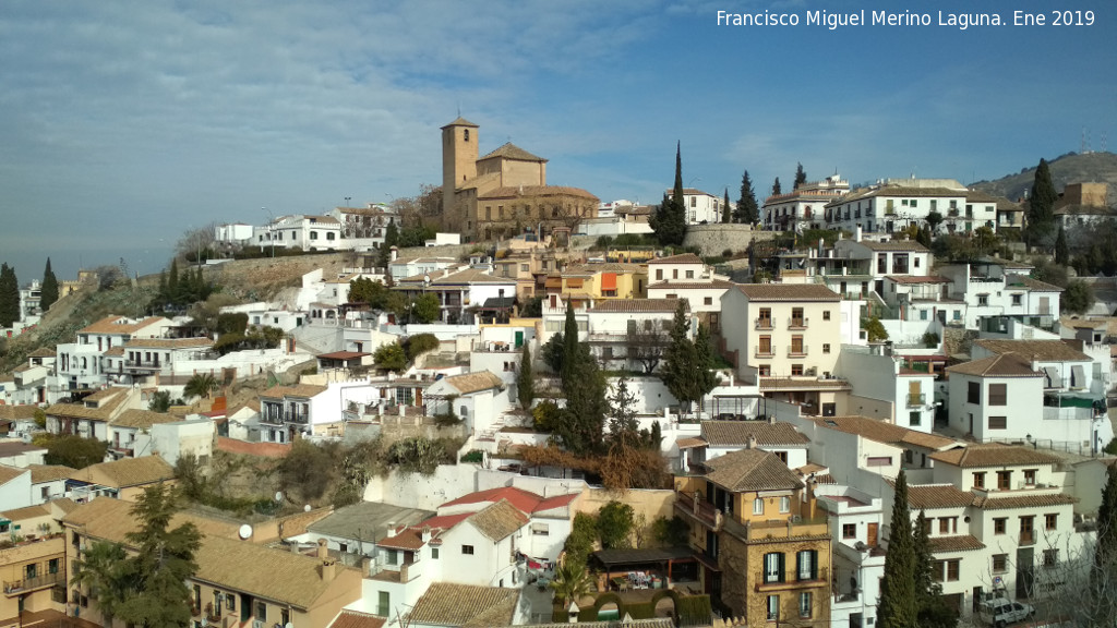 Iglesia de San Cristbal - Iglesia de San Cristbal. Desde el Palacio Dar Al-Horra