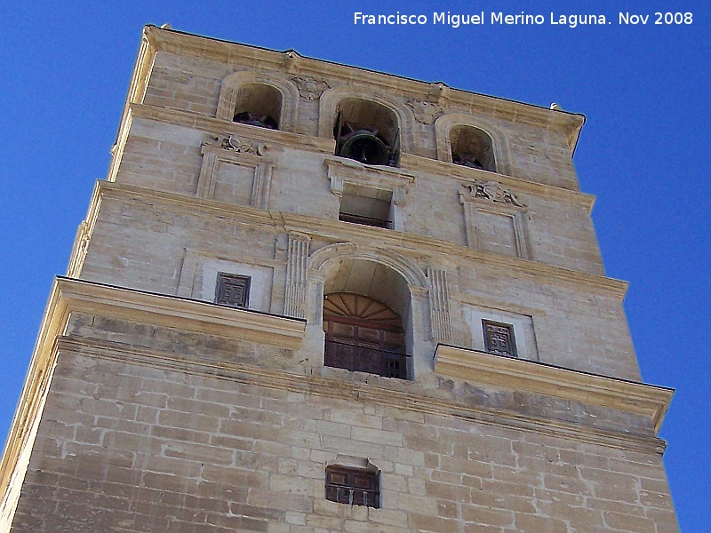 Iglesia de la Encarnacin - Iglesia de la Encarnacin. Parte superior de la Torre