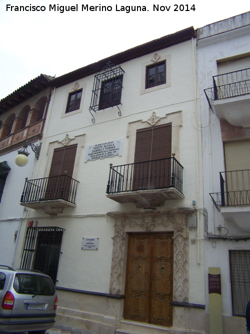 Casa de D. Niceto Alcal-Zamora - Casa de D. Niceto Alcal-Zamora. Fachada