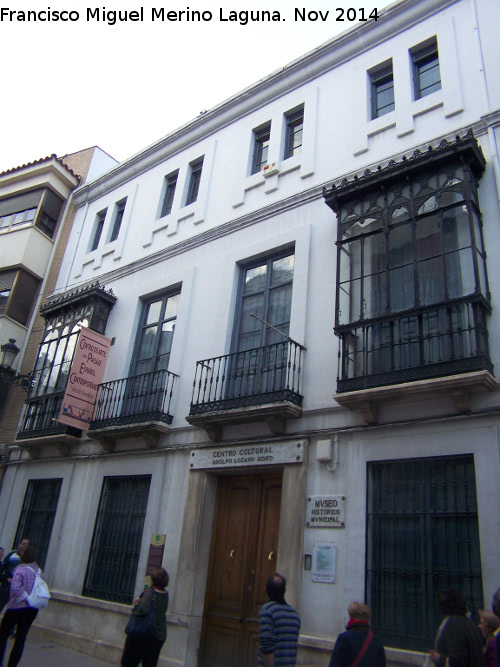 Casa de D. Adolfo Lozano y Sidro - Casa de D. Adolfo Lozano y Sidro. Fachada