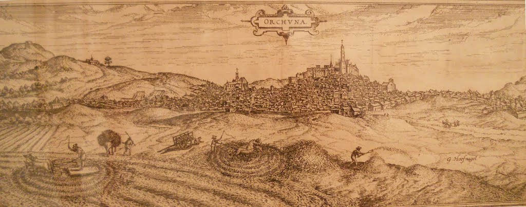 Historia de Osuna - Historia de Osuna. Dibujo del siglo XVI. Museo de Osuna