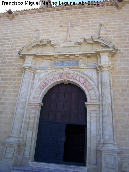 Colegiata de la Asuncin - Colegiata de la Asuncin. Portada del lado del Evangelio