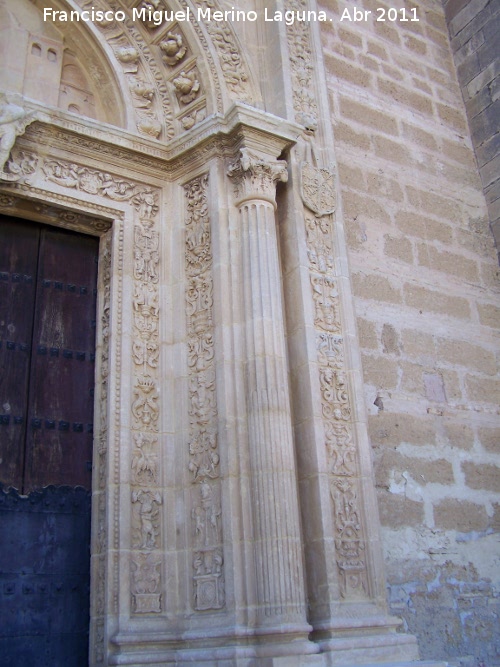 Colegiata de la Asuncin - Colegiata de la Asuncin. Columna