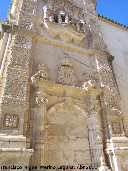 Iglesia de la Merced - Iglesia de la Merced. Parte baja de la torre