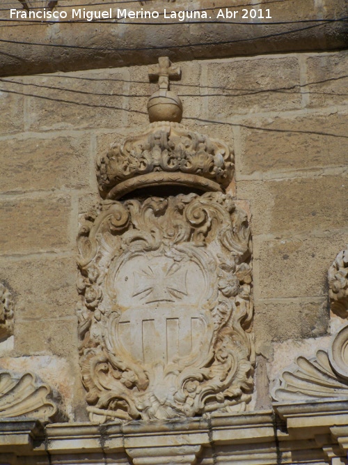 Iglesia de la Merced - Iglesia de la Merced. Escudo de los Mercedarios