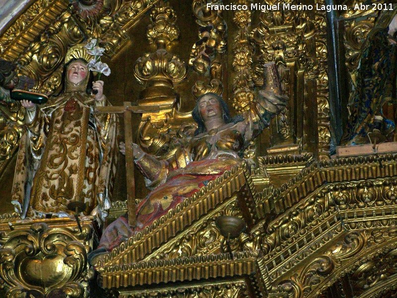 Monasterio de la Encarnacin - Monasterio de la Encarnacin. Detalle del retablo
