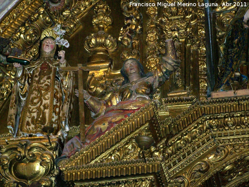 Monasterio de la Encarnacin - Monasterio de la Encarnacin. Detalle del retablo