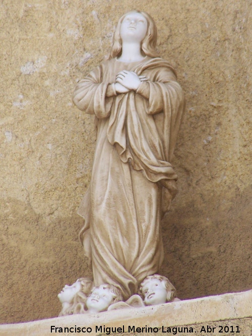 Convento de la Concepcin - Convento de la Concepcin. Virgen de la capilla lateral