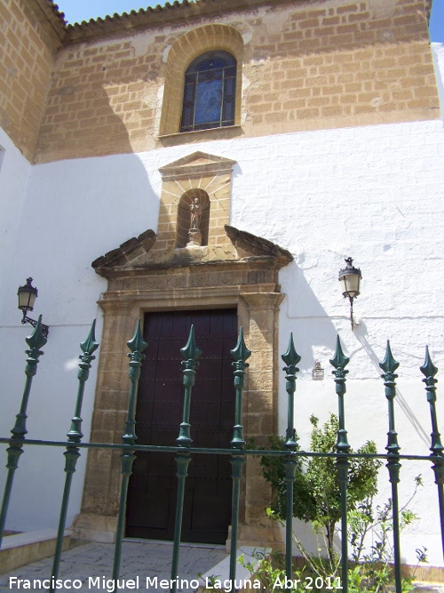 Convento del Carmen - Convento del Carmen. Lonja y portada