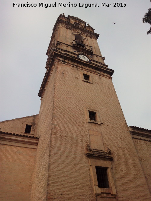 Iglesia de la Asuncin y ngeles - Iglesia de la Asuncin y ngeles. Torre campanario