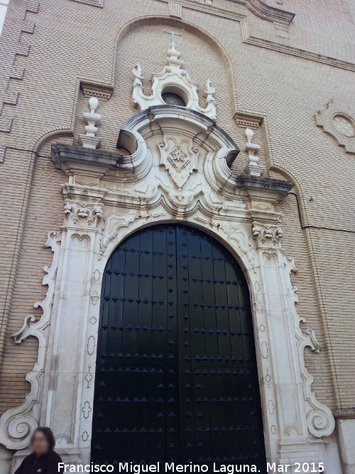 Iglesia de Santo Domingo de Guzmn - Iglesia de Santo Domingo de Guzmn. Portada lateral