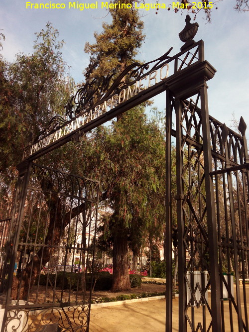 Parque Alcntara Romero - Parque Alcntara Romero. Puerta