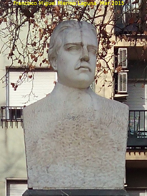 Monumento a Juan Valera - Monumento a Juan Valera. Busto