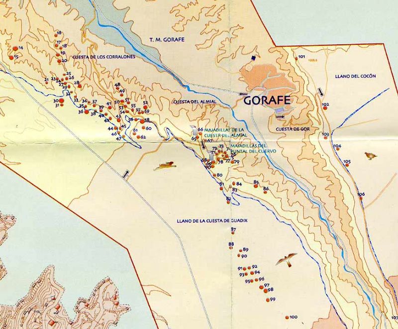 Historia de Gorafe - Historia de Gorafe. Mapa
