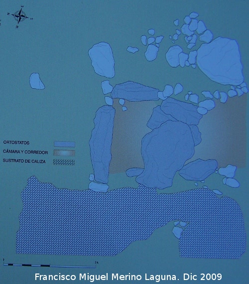 Dolmen 141 - Dolmen 141. Plano