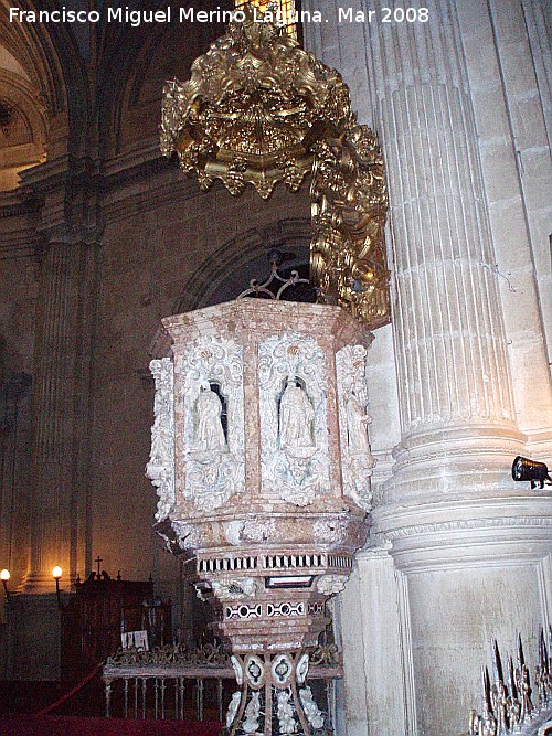 Catedral de Guadix - Catedral de Guadix. Plpito
