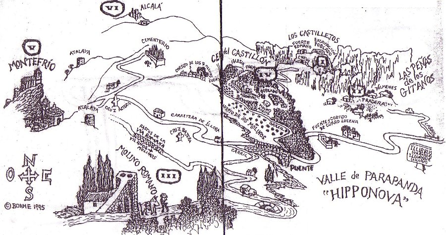 Montefro - Montefro. Mapa