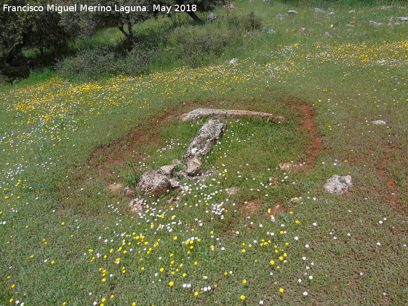 Necrpolis megaltica de Pea de los Gitanos - Necrpolis megaltica de Pea de los Gitanos. Dolmen de la Entrada al Prado de la Espiral