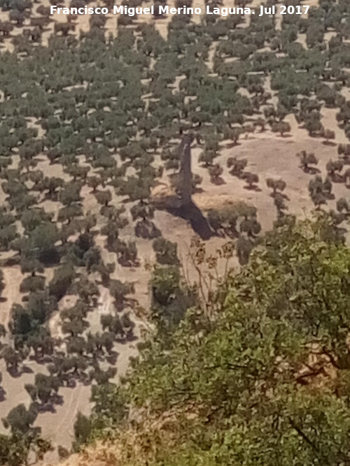 Castillo de las Peas de Castro - Castillo de las Peas de Castro. Comunicacin visual con la Torre Quebrada